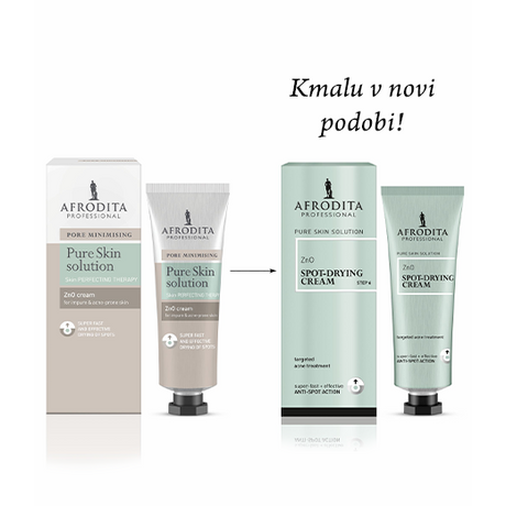 Afrodita PURE SKIN SOLUTION Pattanásszárító krém ZnO Afrodita PURE SKIN SOLUTION Pattanásszárító krém ZnO